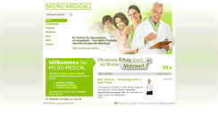 Desktop Screenshot of micromedical.de